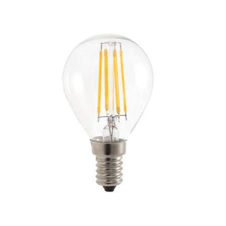 LED FILO SFERA E14 4W 6000K 470 lm