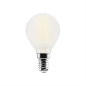 LED FILO SFERA SATIN E14 4W 4000K 470 lm