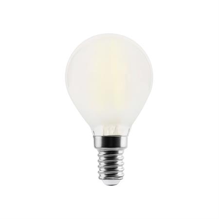 LED FILO SFERA SATIN E14 4W 4000K 470 lm