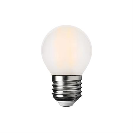 LED FILO SFERA SATIN E27 4W 4000K 470 lm