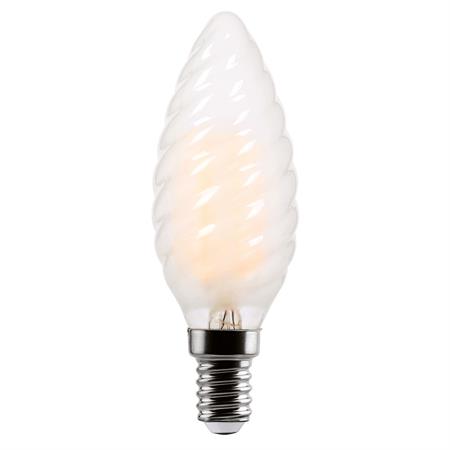 LED FILO TORTIGLIONE SATIN E14 4W 3000K 470 lm