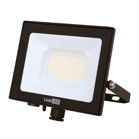 Proiettore YUMA PLUS 30W SMD Cct+predisposizione PIR IP65 Colore Nero