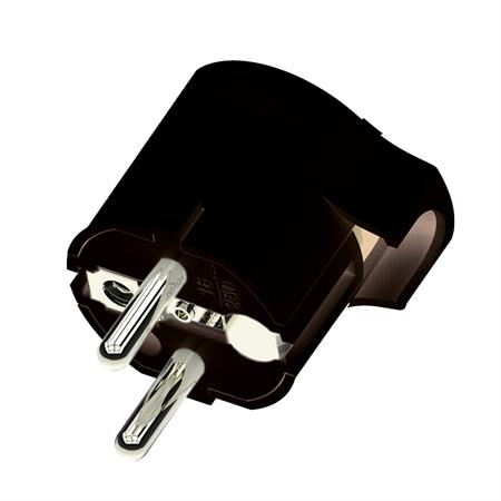 SPINA SCHUKO FR/DE 16A+T SPINA SALVASPAZIO NERA