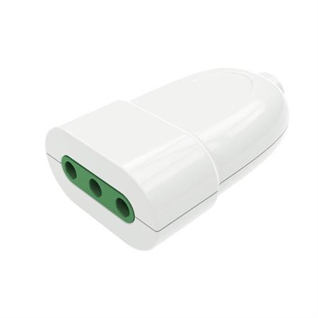 Presa 10A+T Colore Bianco