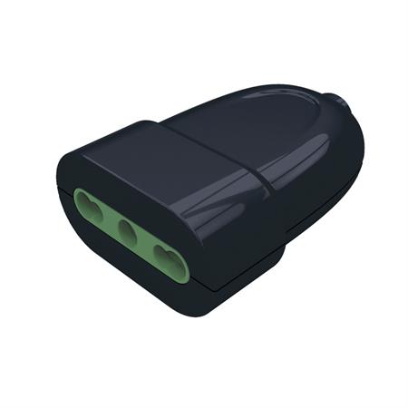 Presa 10A+T Colore Colore Nero