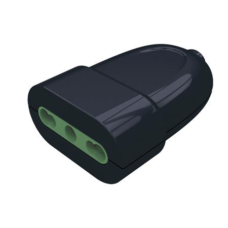 Presa 10/16A+T BIPASSO Colore Nero