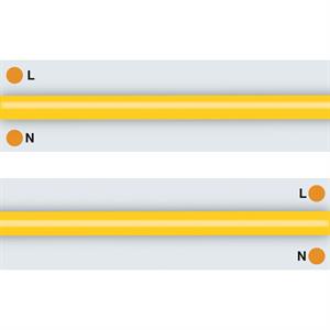 STRIP LED 230V IP65 COB 15W 1500lm/mt 3000K