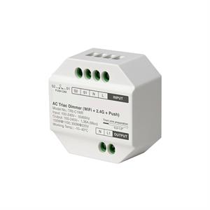 Ricevitore AC Triac RF+WiFi+Dimmer Push