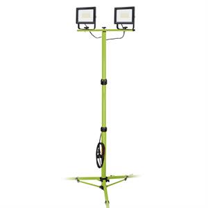 Proiettore WORKSITE Light SMD 2x50W 4000K con treppiedi