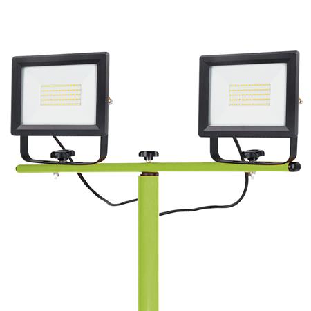 Proiettore WORKSITE Light SMD 2x50W 4000K con treppiedi