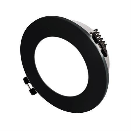 Portafaretto da incasso Serie WATERPROOF Nero
