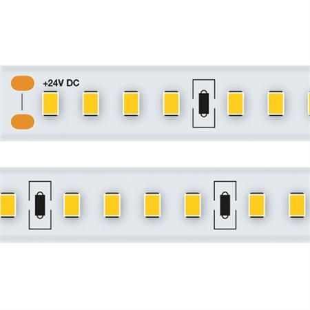 StripLED 24V 14,4W per BANCO MACELLERIA colore ROSA 3100K 140led/mt IP20 mt5