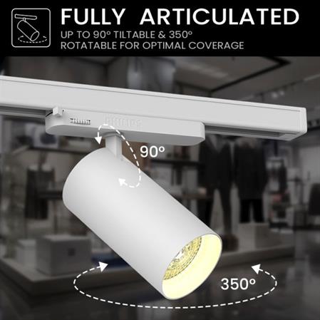 Spot 40W 3000K 36°Trifase Colore Bianco