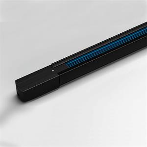 LED TrackLight Binario Trifase 1,5metri Nero