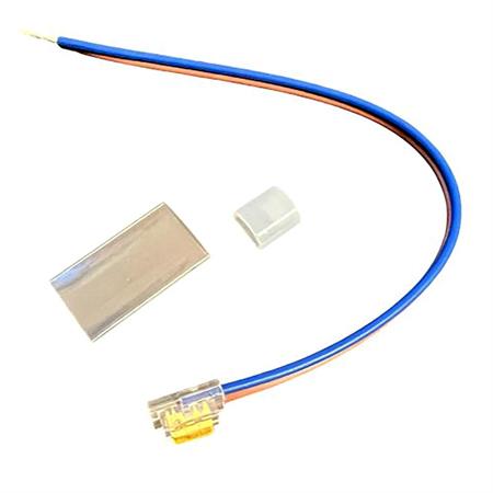 CONNETTORE DI ALIMENTAZIONE STRIP LED 6,5mm + TAPPO CHIUSURA KIT 5 PZ