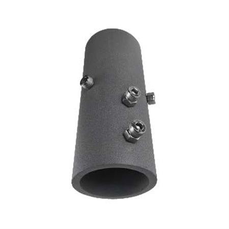 Lampione da giardino 60w 130lm/w 3000k IP65 con adattatore palo d.75/60mm