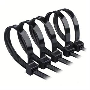 Fascetta cablaggio Nylon Nera 4.8x370mm (cf.100pz)