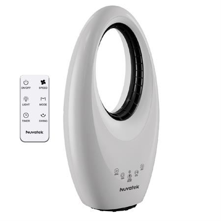 AIR FLOW Ventilatore senza pale oscillante 3 velocità 65W c/telecomando