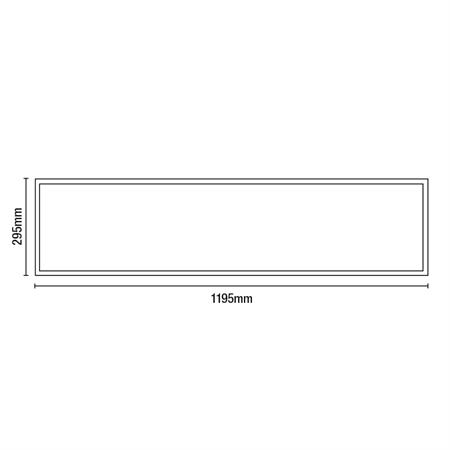 LED Panel SEATTLE 30120 Backlit 36W 4000K 4325 lm CRI80