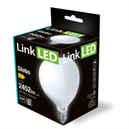LED BASIC GLOBO D120 20W E27 4000K 2452 lm