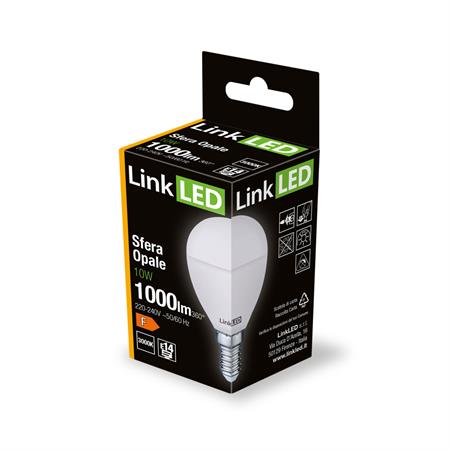 LED BASIC SFERA 10W E14 3000K 1000 lm