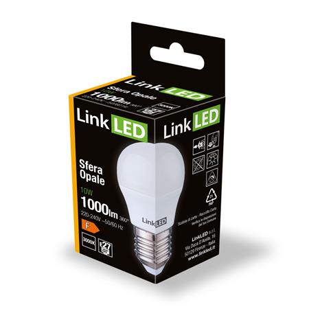 LED BASIC SFERA 10W E27 3000K 1000 lm