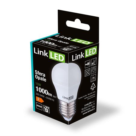 LED BASIC SFERA 10W E27 4000K 1000 lm
