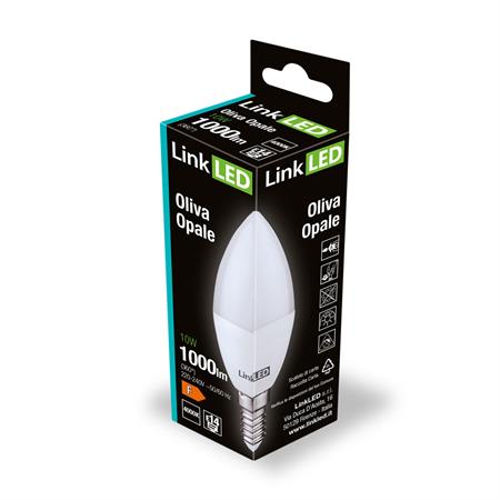LED BASIC OLIVA 10W E14 4000K 1000 lm