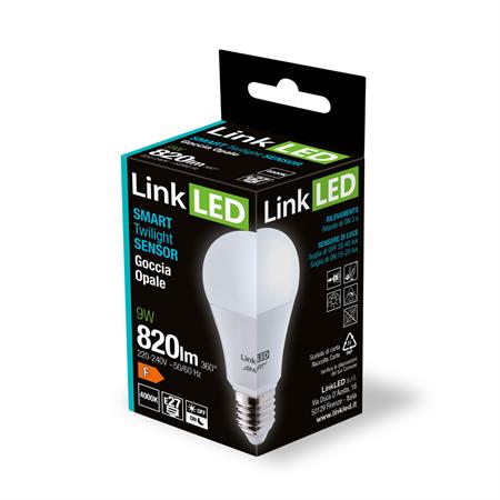 LED SMART GLS TWILIGHT SENSOR 9W E27 4000K
