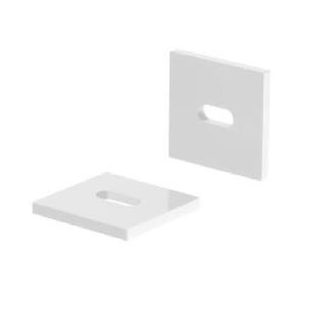 Kit 2 Tappi Bianchi Con Foro Per Profilo LL6558XIAA