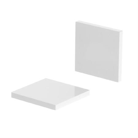 Kit 2 Tappi Bianchi Senza Foro Per Profilo LL6558XIAA