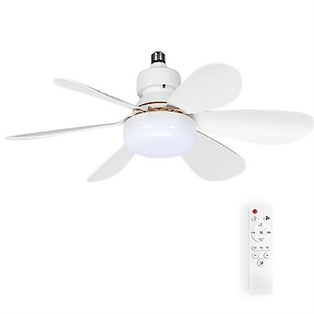 Ventilatore da soffitto LED 15W CCT con attacco E27