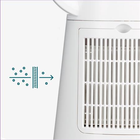 AIRCARE Zen Termoventilatore Umidificatore oscillante c/telecomando