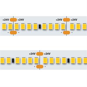 StripLED 24V 12W 2200lm/mt 4000K 240led/mt CRI90 IP20 MT.5